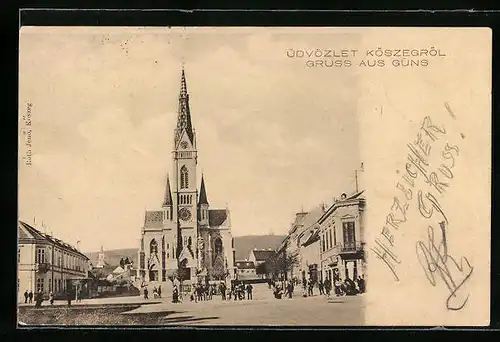 AK Güns, Kirche im Sonnenschein