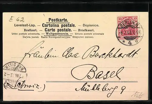 AK Berlin, Friedrichstrasse mit der Passage