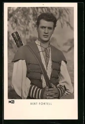 AK Schauspieler Bert Fortell in einem Kostüm