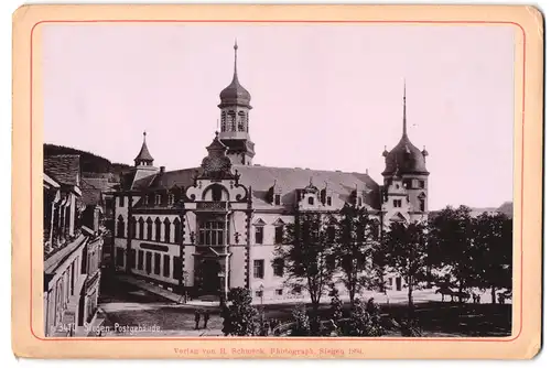 Fotografie H. Schmeck, Siegen, Ansicht Siegen, Blick auf das Postgebäude