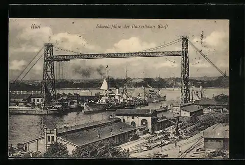 AK Kiel, Schwebefähre der Kaiserlichen Werft