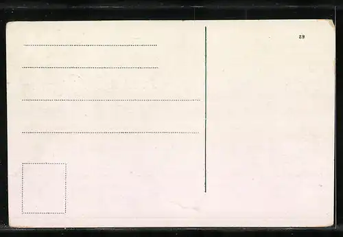 Künstler-AK Maikäfer und zwei Marienkäfer mit einem Birkenzweig