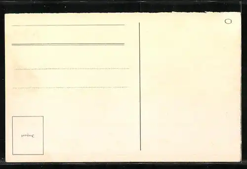 Künstler-AK Drei Maikäfer an einem Blumenstrauss, Pfingstgruss