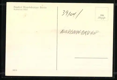 AK Partie an der Autobahn-Raststätte Magdeburger Börde