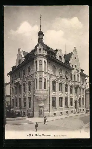 AK Schaffhausen, Strassenfront der Kantonalbank