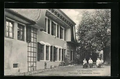 AK Boudry, Les Marronniers, Pensionat de Demoiselles