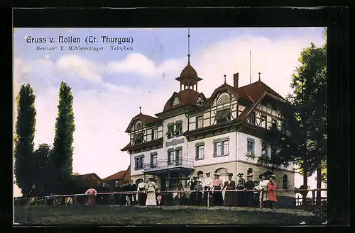 AK Wuppenau, Gasthaus Nollen von E. Habisreutinger