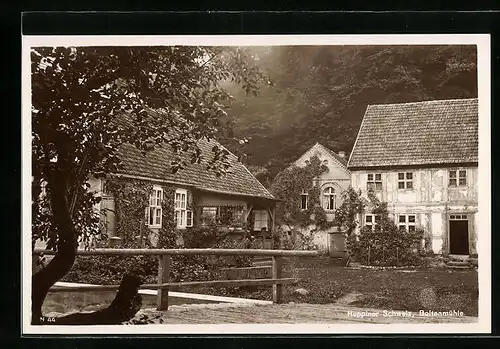 AK Neuruppin, Boltenmühle in der Ruppiner Schweiz