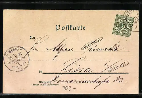 Lithographie Stuttgart, Gesamtansicht mit Hasenberg, Stiftskirche, Der Raub des Hylas