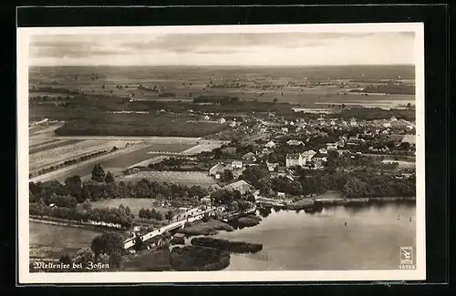 AK Zossen, Teilansicht und Wellensee