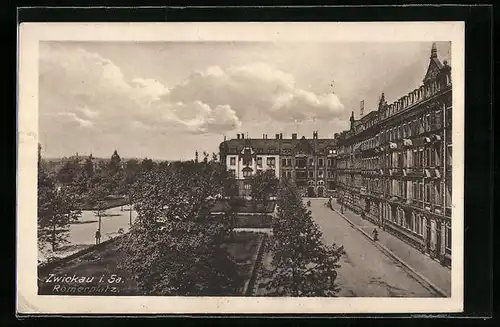 AK Zwickau i. Sa., Römerplatz