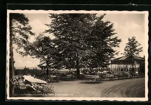 AK Auerbach i. V., Gasthaus Zöbischhaus