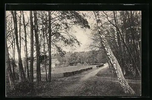 AK Frohnsdorf bei Treuenbrietzen, Blick auf die Oberförsterei