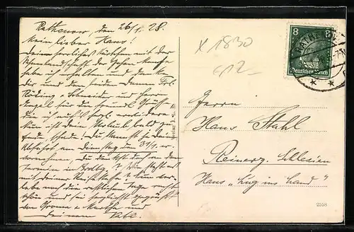 AK Rathenow, Flusspartie mit Kirche