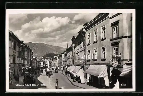 AK Villach, Partie am  Platz