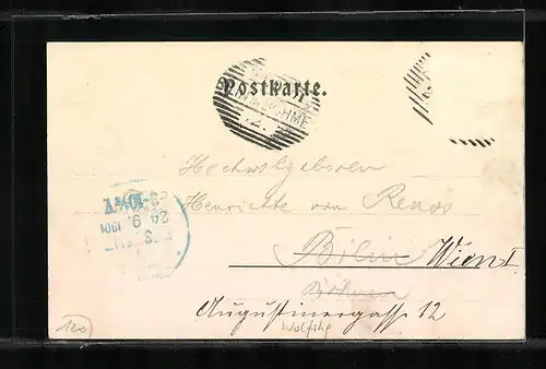 AK Preblau, Totalansicht von Westen