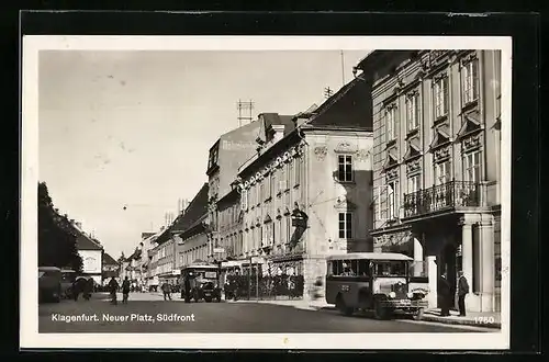 AK Klagenfurt, Neuer Platz, Südfront