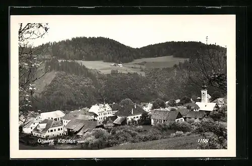 AK Grades, Ortsansicht aus der Vogelschau