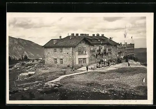 AK Rax, Raxbahn Bergstation mit Gasthof