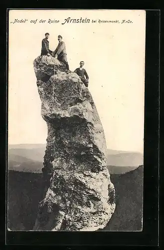 AK Reisenmarkt, Nadel auf der Ruine Arnstein