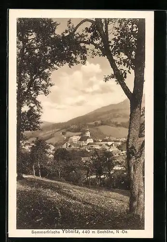 AK Ybbsitz, Totalansicht aus weiter Ferne
