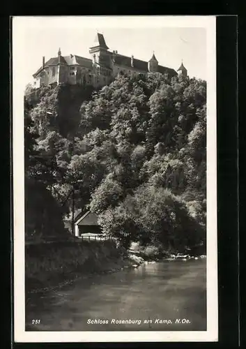 AK Rosenburg am Kamp, Schlossansicht aus der Ferne