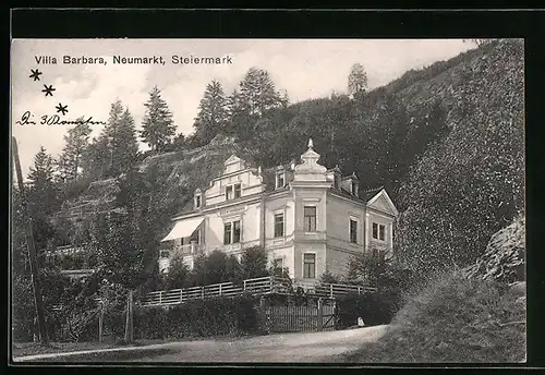 AK Neumarkt, Hotel Villa Barbara im Grünen