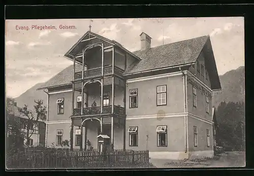 AK Goisern, Blick zum Evang. Pflegeheim