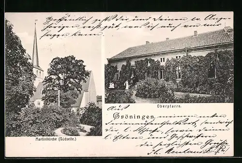 AK Gröningen, Oberpfarre und Martinikirche