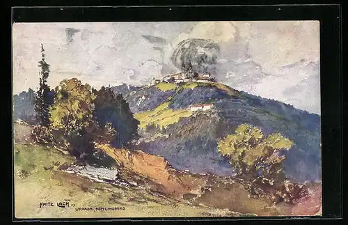 Künstler-AK Fritz Lach: Urfahr, Pöstlingsberg