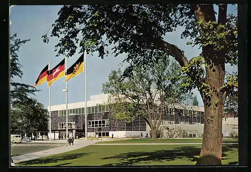 AK Göttingen, Blick auf die Stadthalle