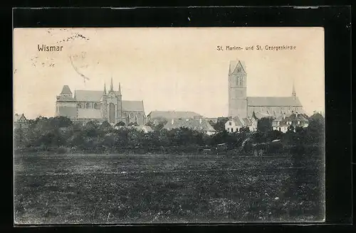 AK Wismar, St. Marien und St. Georgenkirche