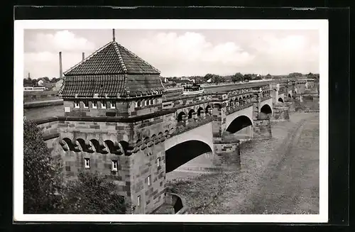 AK Minden, Mittellandkanal-Überführung über die Weser