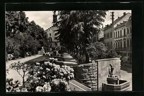 AK Markneukirchen im Vogtl., Ernst-Thälmann-Platz