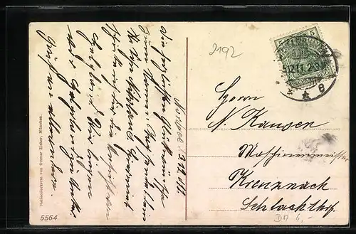 AK Helgoland, Totalansicht auf die Insel