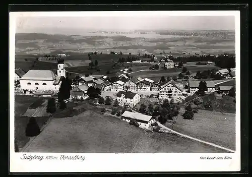 AK Sulzberg, Ortsansicht aus der Vogelschau