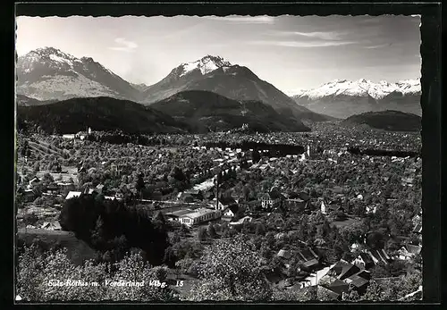 AK Sulz-Röthis, Ortsansicht aus der Vogelschau