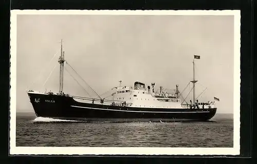 AK Handelsschiff MS Adler der Argo-Reederei Richard Adler & Söhne in Bremen