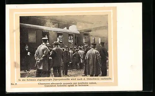 AK In die Schweiz abgesprengte Jägerpatrouille wird in die Ostschweiz verbracht