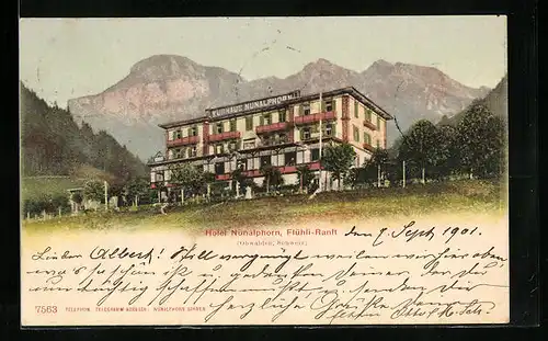 AK Flühli-Ranft, Hotel Nünalphorn