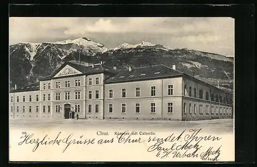 AK Chur, Kaserne mit Calanda