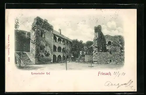 AK Friesach, Romanischer Hof