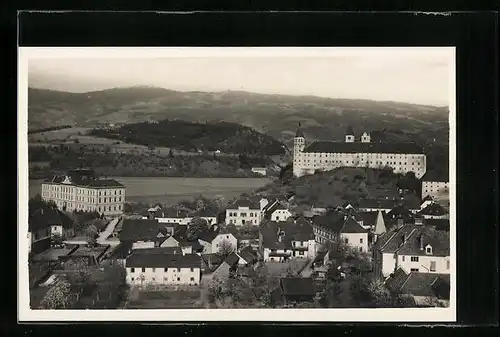 AK Wolfsberg, Blick auf St. Paul mit Berglandschaft