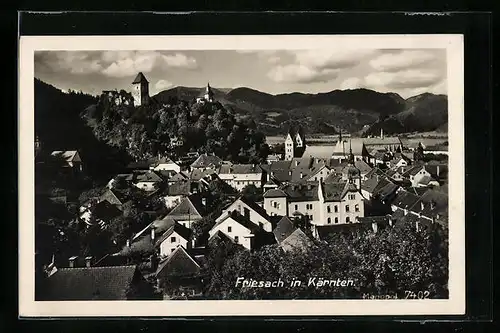 AK Friesach, Blick auf die Häuser