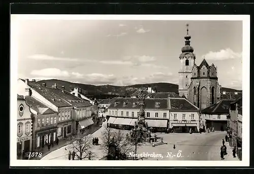 AK Neunkirchen, Ortsansicht mit Kirche