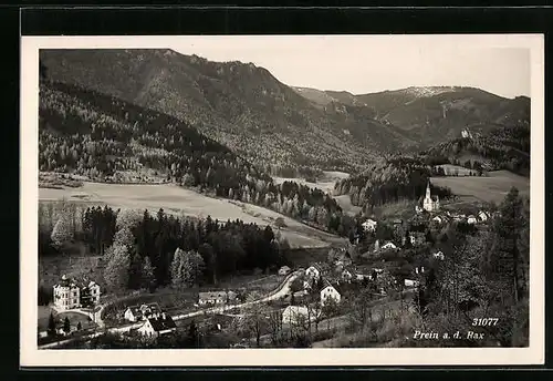 AK Prein a. d. Rax, Ortsansicht aus der Vogelschau