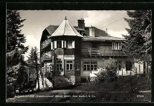 AK Stollhof, Alpengasthof Kohlröserlhaus, Hohe Wand