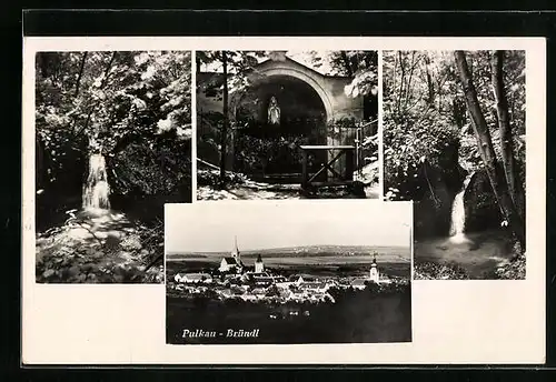AK Pulkau, Bründl und Ortsansicht