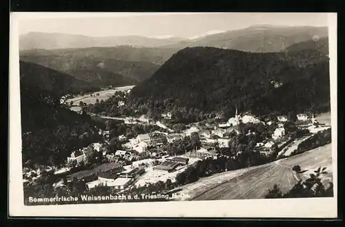 AK Weissenbach a. d. Triesting, Gesamtansicht von oben