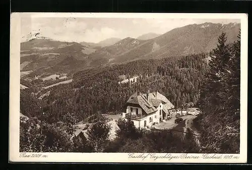 AK Prein a. d. Rax, Gasthof Geyschläger, Preiner-Gscheid